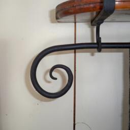 Rod Custom Sizes Curtain Rod Black Bronze Wrought Iron Measurements Plus Scroll Custom Lightweight - thumbnail 2