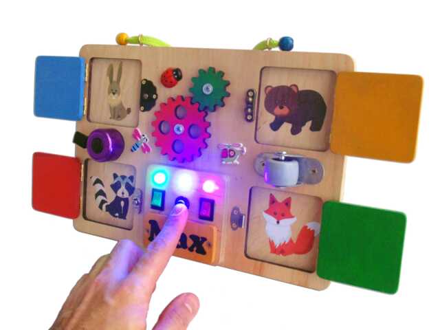 Travel Busy Board Toddler Activity Baby Sensory Travel Toy For Toddler Montessori Materials Personalized 1st Baby Gift - image 1