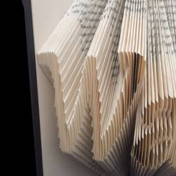 4 Letter Words - You Chose Letters Wang Family Name Personalized Gift Custom Orders Folded-Book Art - thumbnail 4