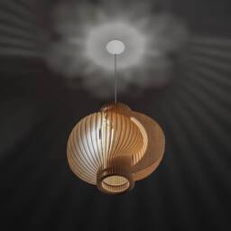 "Wooden Pendant Lamp ""Twist T1 480 Eco" - thumbnail 2