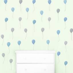 Balloons 30 Count - Blue Peel-And-stick Wall Decals Mej - thumbnail 3