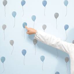 Balloons 30 Count - Blue Peel-And-stick Wall Decals Mej - thumbnail 1