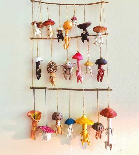 One Handmade Ooak Mushroom Little. You Choose Which - image 1