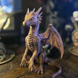 Gothic Fantasy Dragon Figure Decoration Display Piece - thumbnail 2
