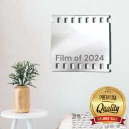 Film Strip Acrylic Mirror Personalized Movie Room Decor - thumbnail 1
