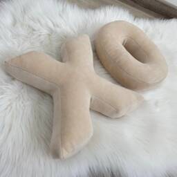 xo Velour Cotton Pillows Valentine's Day Decor Set - thumbnail 3