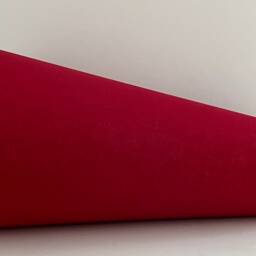 Dark Red Textured 100% Linen Extra Tall Tapered Cone Lampshade - thumbnail 2