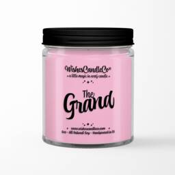 The Grand 8Oz Candle With Free Pin Inside - Florida Lobby Scent Resort Vacation Floridian Clean Natural Soy Wax Wishes - thumbnail 3