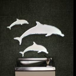Custom Dolphin Acrylic Mirror Engraved, Child Safe, Handmade - thumbnail 3