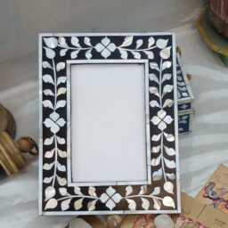 Handcrafted Mother Of Pearl Inlay Photo Frame - 8x10 - thumbnail 4