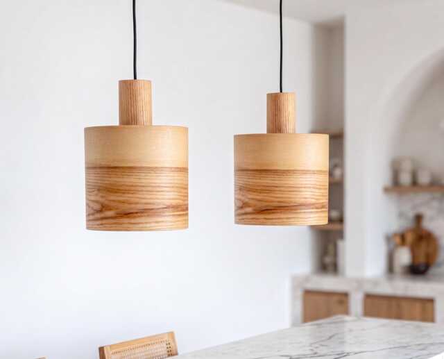 Olive Wood Kitchen Island Light, Modern Ceiling Light For Decor, Decor Hanging Lamp - image 1