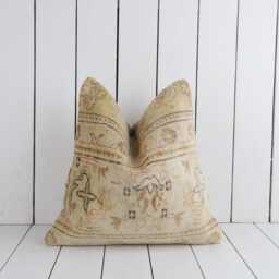Vintage Turkish Kilim Pillow Cover, Bohemian Decor - 16x16 - thumbnail 1