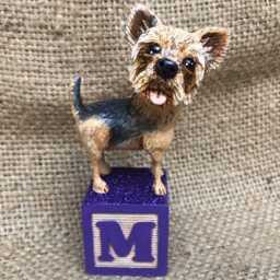 Customize Your Dog Clay Folk Art Sculpture - thumbnail 3