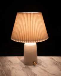 Dimmable Tall Handmade Ceramic Table Lamp