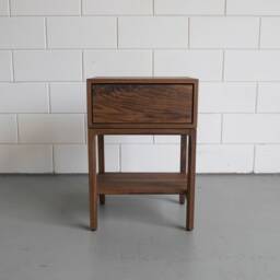 Walnut Bedside Table Otto - thumbnail 2