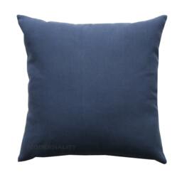 Accent Pillows, Navy Blue Solid Pillow Cover, All Sizes, Zippered Pillow, Cushion Toss Sofa Plain Throw Pillows - thumbnail 1
