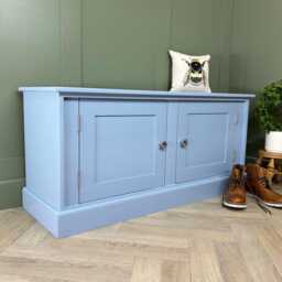 Tv Cabinet Shaker Style Storage Cupboard, Any Colour 2 Door Unit 1220mm, Custom Sizes Possible - thumbnail 2