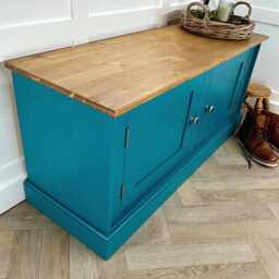 Tv Cabinet Shaker Style Storage Cupboard, Any Colour 2 Door Unit 1220mm, Custom Sizes Possible - thumbnail 4