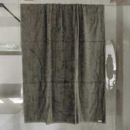 Gray Bath Towel, Eco Friendly Spa Towel, Oversized Hotel Plush Bathroom Fathers Day Gift For Dad - thumbnail 2
