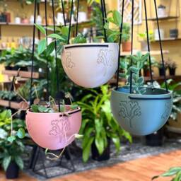 Hanging Planter Indoor, 3D Printed Planter, Wall Joshua Tree, Desert Decor, Pot For Plants, Can Include Drainage - thumbnail 2