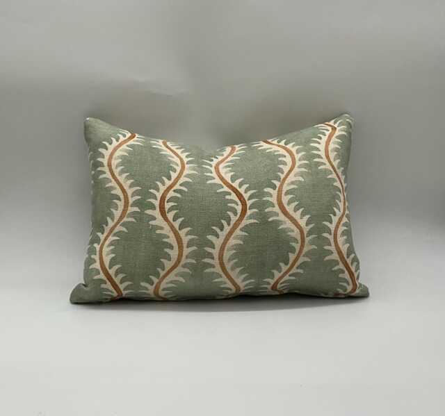 Linwood Helter Skelter in Sprig - Classic Rectangular Cushion 40 X 28cm
