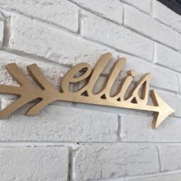 Custom Word Or Name Nursery Sign, Decor, Wood Sign Wall Decor Personalized Baby - thumbnail 2