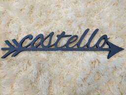 Custom Word Or Name Nursery Sign, Decor, Wood Sign Wall Decor Personalized Baby - thumbnail 1