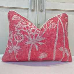 Cushions Made in Fermoie Luxury Designer Astrea Floral Raspberry Cushion Pillow Throw Cover - thumbnail 3
