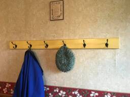 Rustic Distressed Coat Rack 48