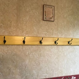 Rustic Distressed Coat Rack 48 - thumbnail 3
