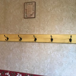 Rustic Distressed Coat Rack 48 - thumbnail 2