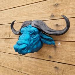Cape Buffalo Wall Mount - Animal Head Decor 3D Printed - thumbnail 3