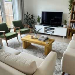 Handmade Rustic Pine Coffee Table Solid Heavy Beam