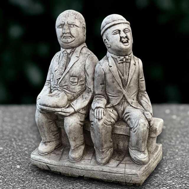 Concrete Friends Sculpture Stone Friendship Statue Cement Garden Figurine Outdoor Companionship Decoration Handmade Ornament Emotional Gift - image 1