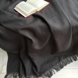 Linen Bed Throw Blanket, Grey Linen Cover, Grey Coverlet, Summer Decorative Throw, Dark - thumbnail 4