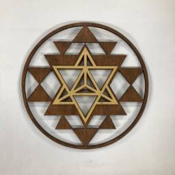 Sri Yantra Merkaba Wall Art 10