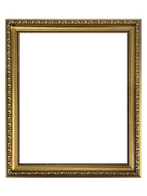 Shabby Chic Gold Ornate Photo Frame Recycled Plastic - image 1