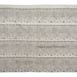Large - 8x10 Ft Indian Rugs, Cotton Rug, Woven Area Decor Rustic Decorative Bohemian Indian Rugs - thumbnail 4
