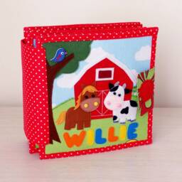 Farm Quiet Book Felt Activity Book For Toddlers