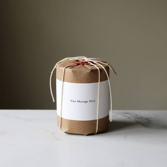 Personalized Gift-Wrap Candle // All Natural Essential Oil - image 1