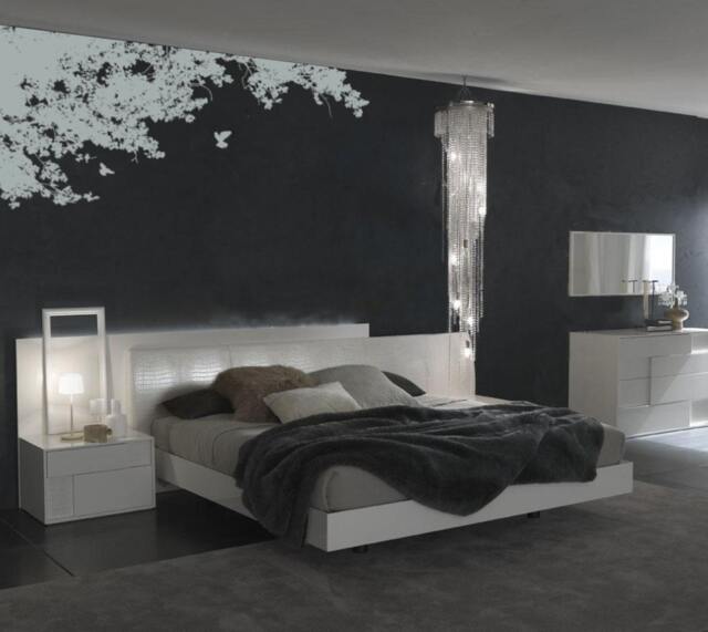Large Wall Tree Top Nursery Decal Art With Birds 1148 - 5 Feet Wide - image 1