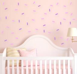 Sprinkles Wall Decal, Sprinkle Decorations, Kids Wall Sprinkles Baby Room Decor, Nursery Decals - thumbnail 1