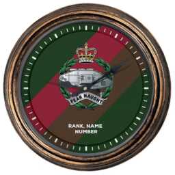 Personalised Army Wall Clock The Royal Tank Regiment Custom Military Kitchen Home Decor Veteran Retirement Gift Birthday Eac84 - thumbnail 2
