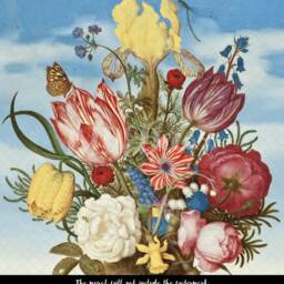 Colorful Oil Painting Wallpaper, Self Adhesive, Removable Wall Decor, Mural, Nature, Floral, Flowers, Peel & Stick #109 - thumbnail 3