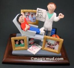 Pediatric Dentist Gift Custom Figurine - Made Gift- Dental Personalized Present- Graduation - thumbnail 2