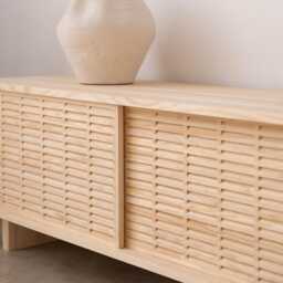 Tv Stand Solid Wood, Handmade - Mitjana - thumbnail 2