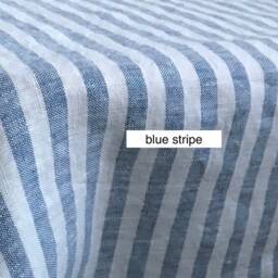 Cushion Cover, Ticking Stripe Washed Linen With Zipper, Farmhouse Style - thumbnail 4