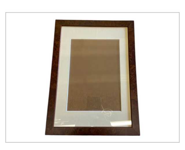 Walnut Wood Picture Frame, Custom Made-To-Order Sizes - image 1