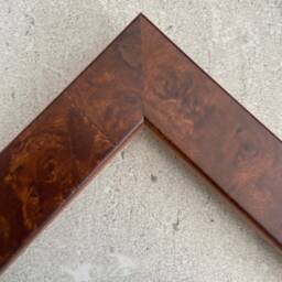 Walnut Wood Picture Frame, Custom Made-To-Order Sizes - thumbnail 2