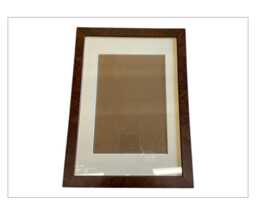 Walnut Wood Picture Frame, Custom Made-To-Order Sizes - thumbnail 1